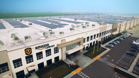 Amazon to install solar systems on 50 fulfillment facility rooftops worldwide by 2020