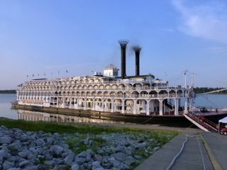 (photo Linda Garrison) Guests really feel like they have stepped back in time to the 19th century when sailing on this paddle wheel steamboat.