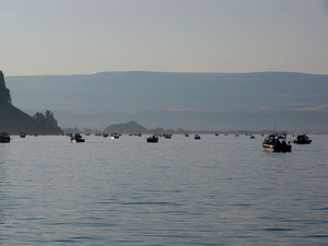 Columbia River fishing for Sockeye near Brewster. (Dave Graybill Photo)