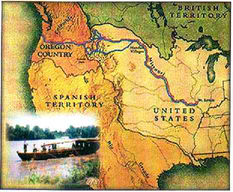 The Lewis & Clark expedition looked to link the great river systems of the Columbia and the Missouri rivers.