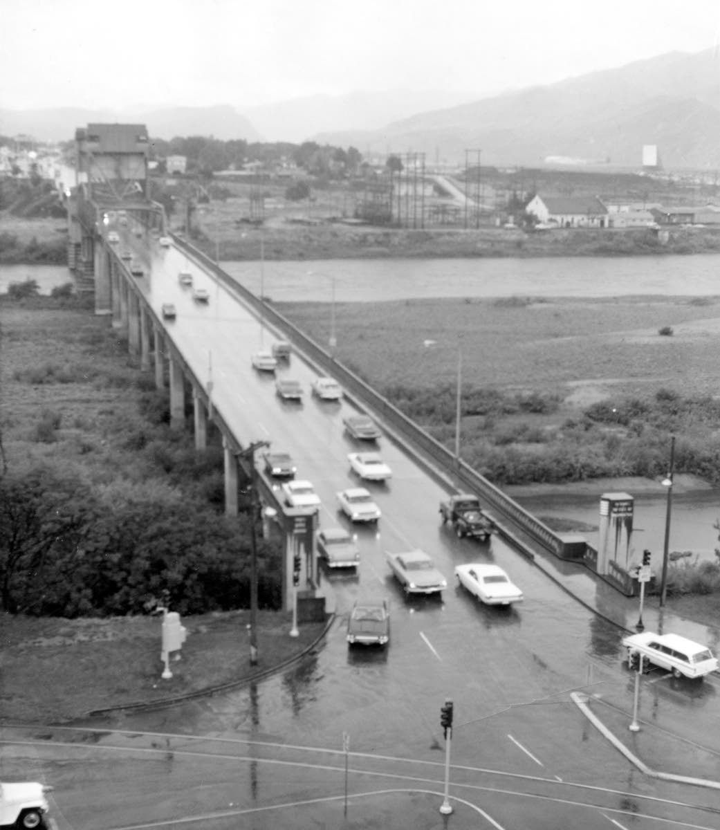 Precipitation of Sept. 11, 1967 was the first significant rainfall in the valley since June. Lower Granite Dam would not come online until the mid-1970s, bringing slackwater to the valley and ending the free-flowing river seen in this image.