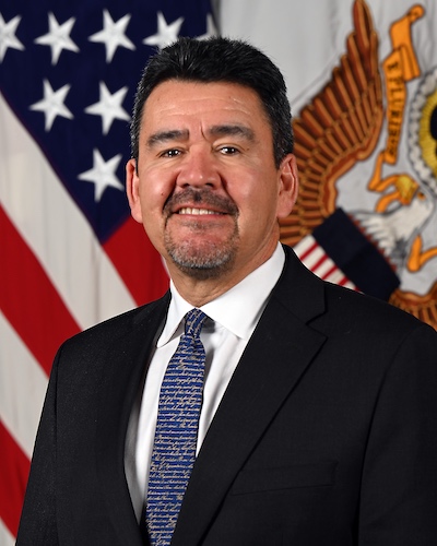 Mr. Michael L. Connor, Assistant Secretary of the Army for Civil Works, poses for his official portrait in the Army portrait studio at the Pentagon in Arlington, Virginia, Nov. 18, 2015. (U.S. Army photo by William Pratt)