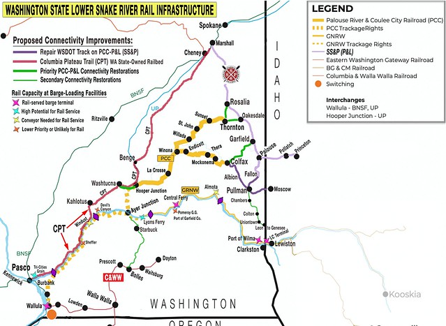 Map: LSR Barge to Rail Analysis and Proposal for Resilience