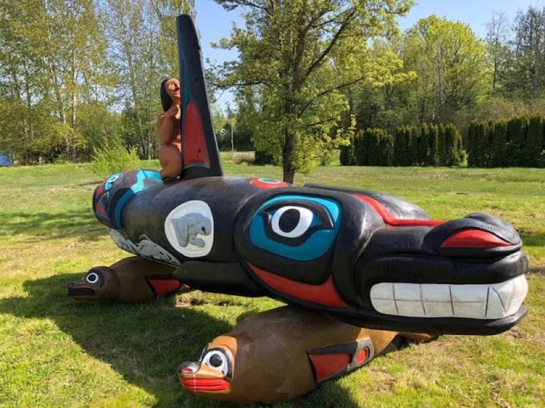 The Spirit of the the Waters Totem Pole Journey is traveling across Washington and Oregon in support of the indigenous-led movement to remove the Snake River dams and restore the salmon runs to health, as well as our relatives, the Southern Resident Killer Whales (Skali'Chelh) that depend on them.