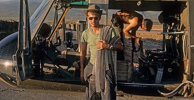 Pettit when he was a gunship pilot in Vietnam. (Steve Pettit/Special to E&E News)