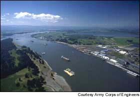 The Columbia River, where restoring salmon has become a regional issue.