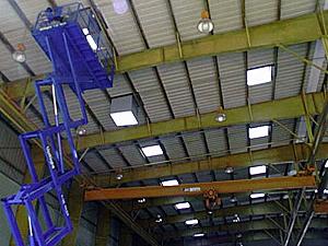 Daylighting Retrofit in a Hangar at Wheeler Army Airfield in Hawaii -- Image by Scott Bly, courtesy of NREL