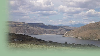 Ephrata Port on the Columbia River is located upstream of the Snake River confluence