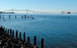 (Lori Assa) The Environmental Protection Agency has put a high priority on cleaning up toxics in the Columbia River, many of which have been detected in the estuary.