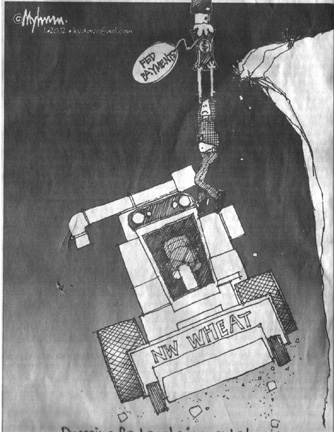 (kvdave@aol.com) Dropping federal payments have some growers up in the air. Capital Presss 1/25/2