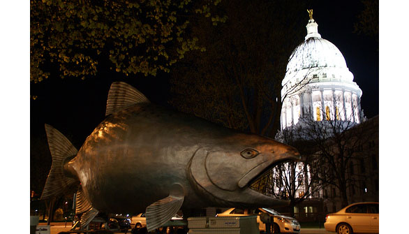 (Angela Richardson photo) Something Fishy on the Square