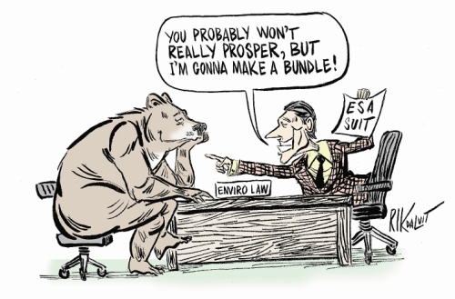 Cartoon: Lawyers always win.