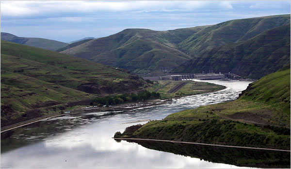 (Jim Wilson/The New York Times) Lower Granite Dam on the Snake River in Washington.