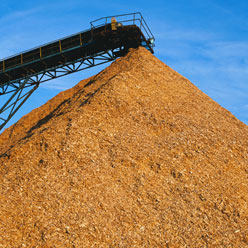 Wood chips provide electricity for Pacific Power's Oregon customers.