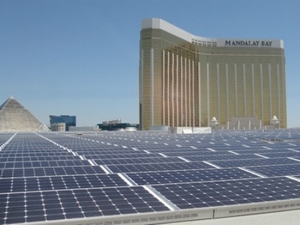 Clean LA Solar's first project: Oxnard Plaza Apartments