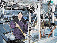 Sitka, Alaska, fisherman Eric Jordan works aboard his boat, 'I Gotta'. James Poulson special to Spokesman Review