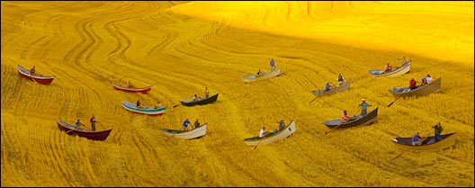 (Photo: Frederic Ohlinger) Fishing for salmon and Washington's fields of wheat.